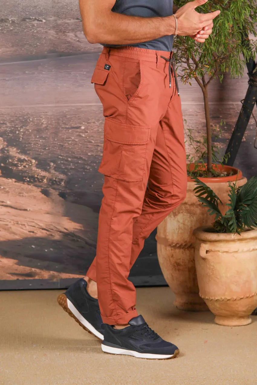 Chile Jogger Men's cargo pants in parachute fabric Extra Slim Fit