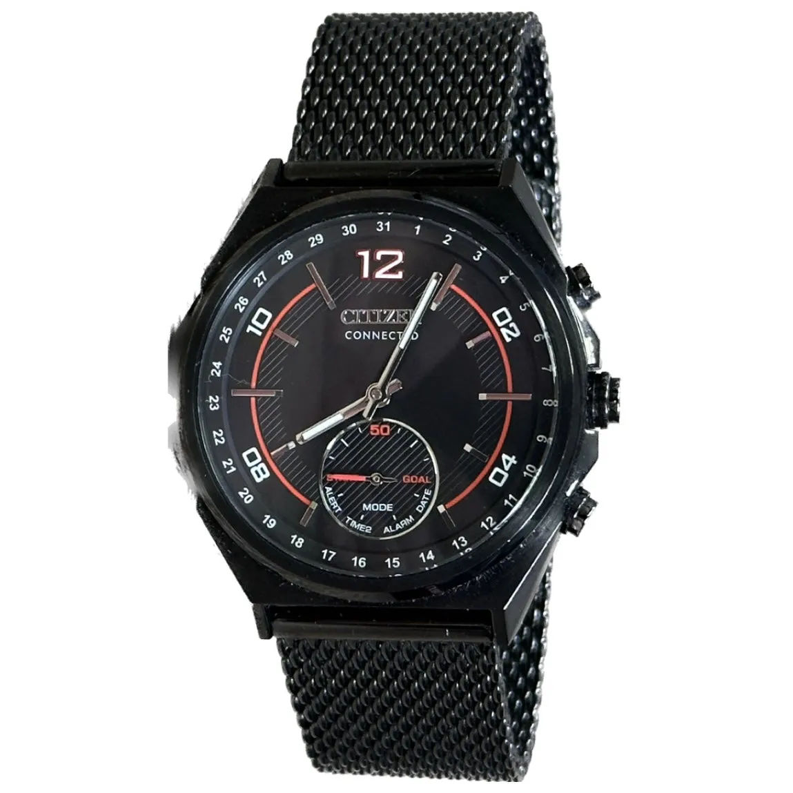 Citizen Connected Quartz Mens Watch, Stainless Steel, Black (Model: CX0005-78E)