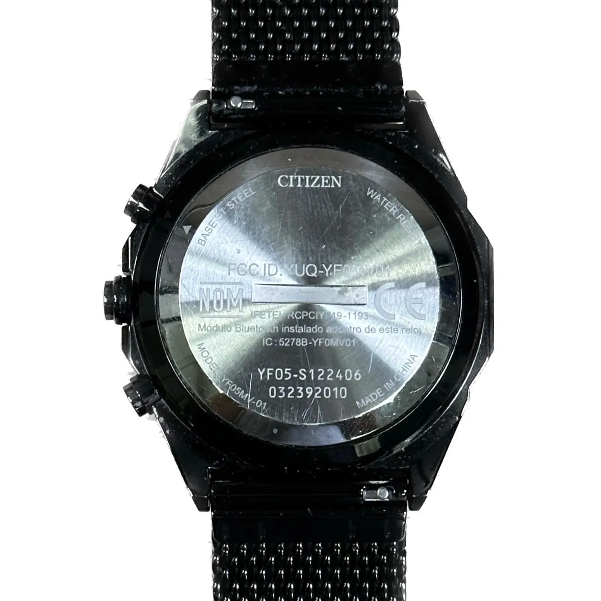 Citizen Connected Quartz Mens Watch, Stainless Steel, Black (Model: CX0005-78E)