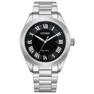 CITIZEN Eco-Drive Dress/Classic Eco Arezzo Mens Stainless Steel