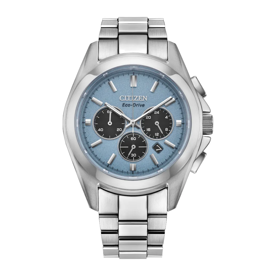 Citizen Sport Luxury Mens Eco Drive Chronograph Blue Dial Watch