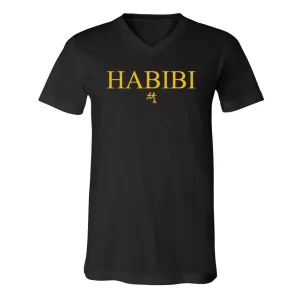 Classic Black and Gold Habibi V-Neck