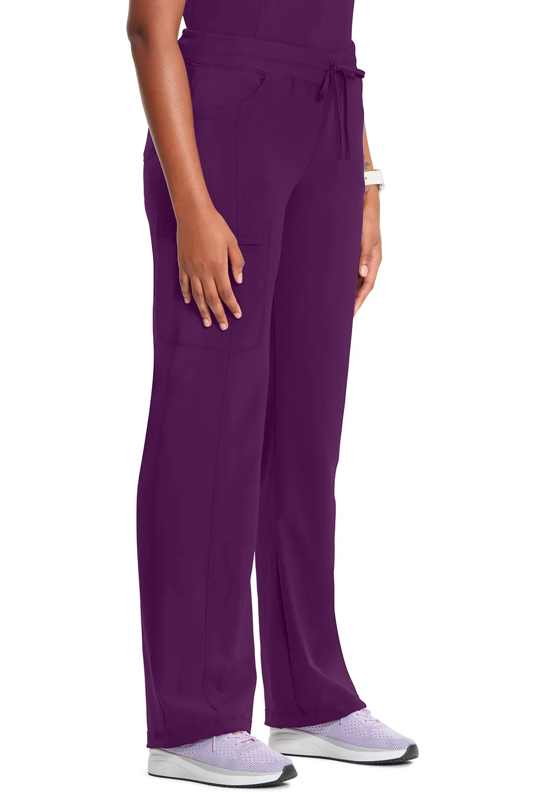 Classics 1123A Straight Leg Drawstring Pants Eggplant