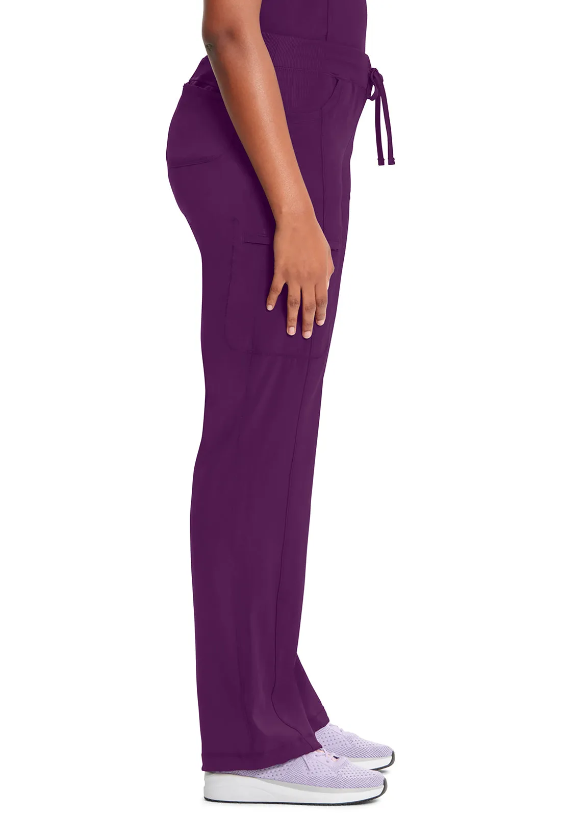 Classics 1123A Straight Leg Drawstring Pants Eggplant