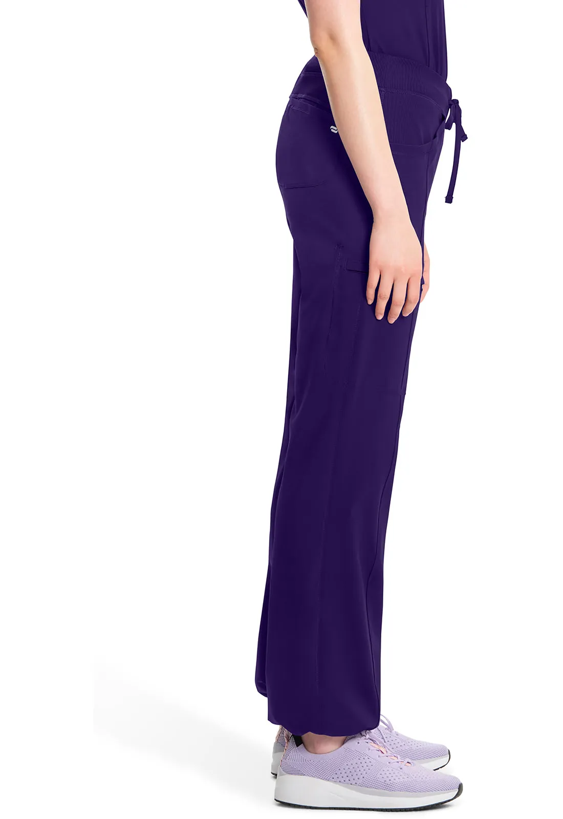 Classics 1123A Straight Leg Drawstring Pants Grape
