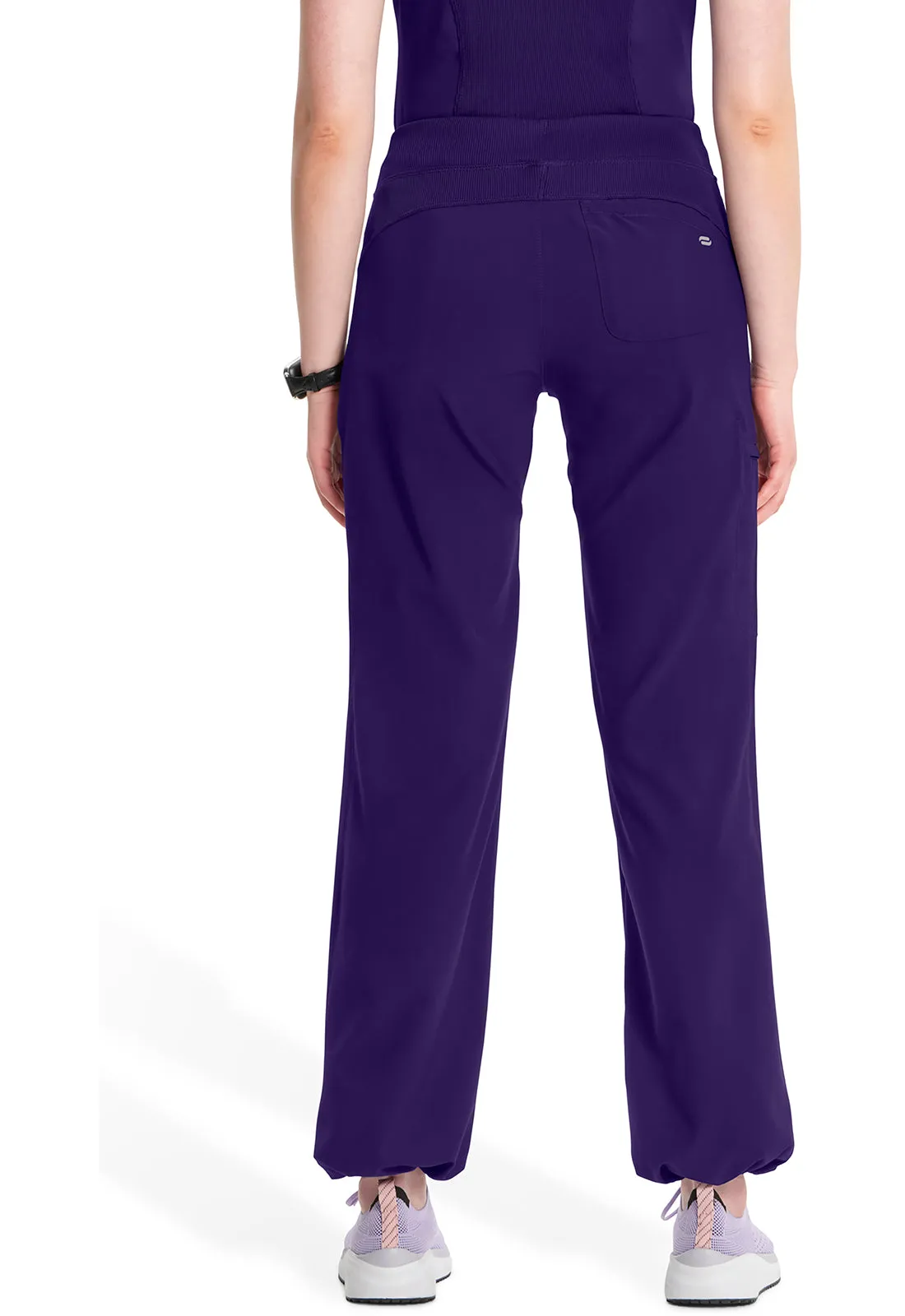 Classics 1123A Straight Leg Drawstring Pants Grape
