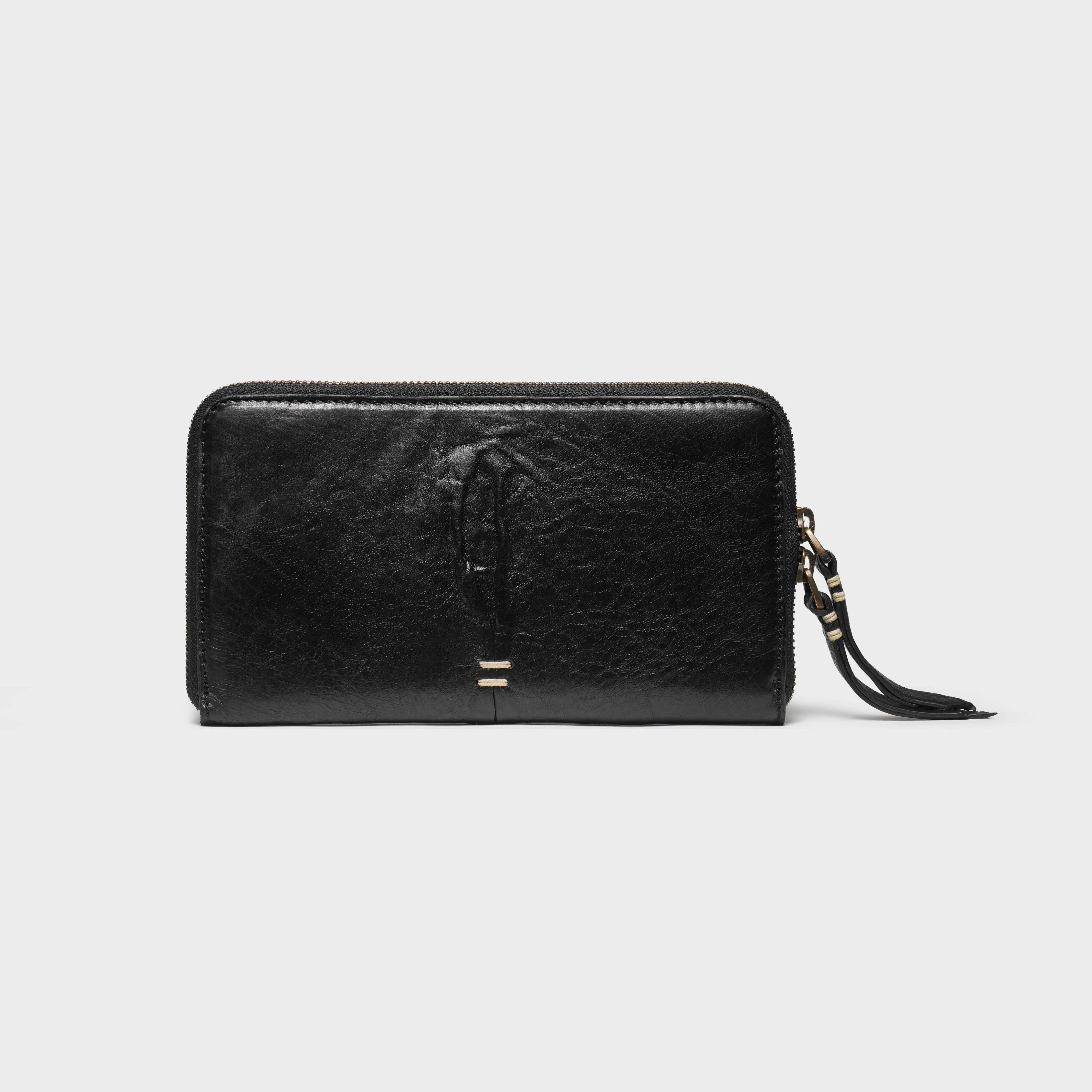 Clingy Wallet in Washed Lambskin