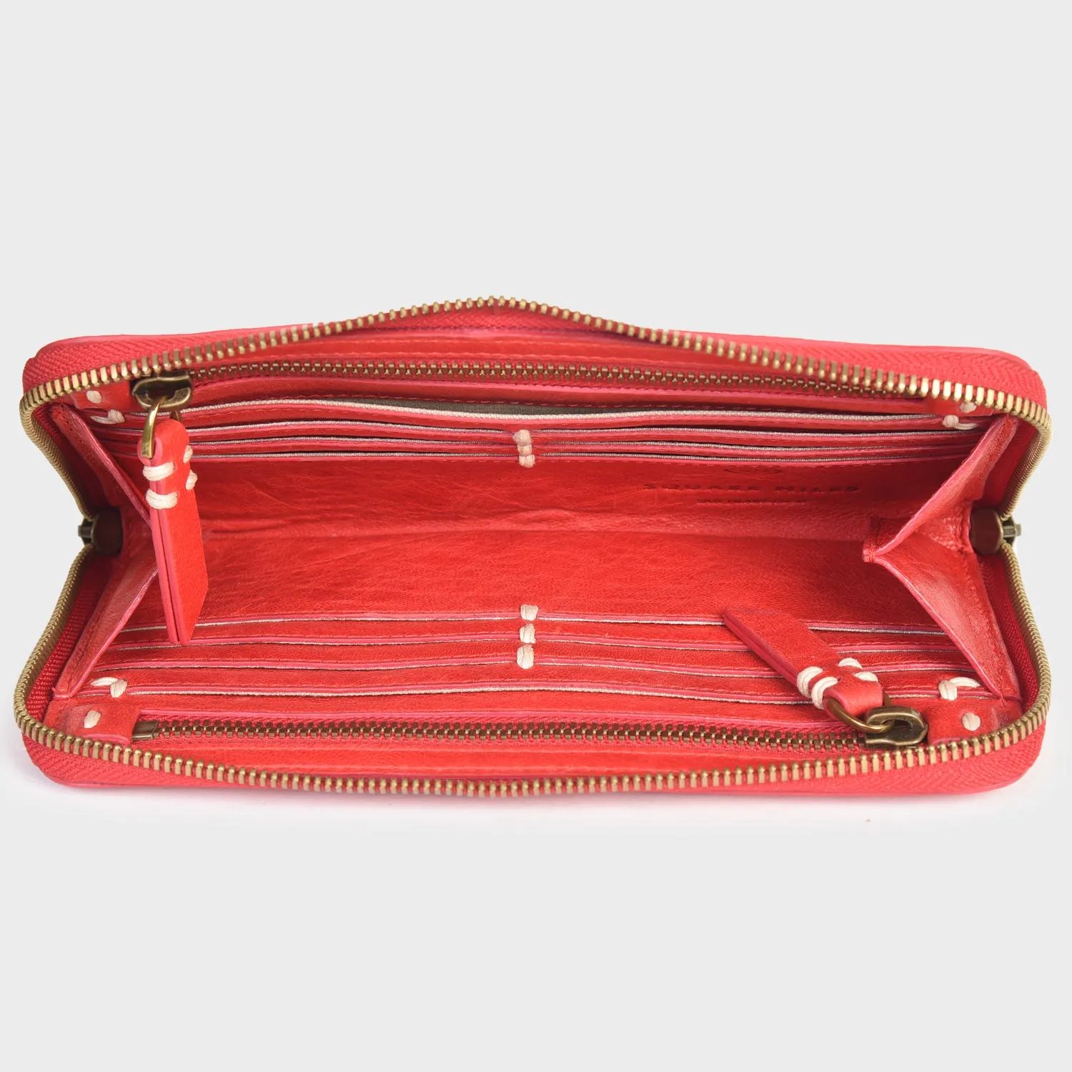 Clingy Wallet in Washed Lambskin