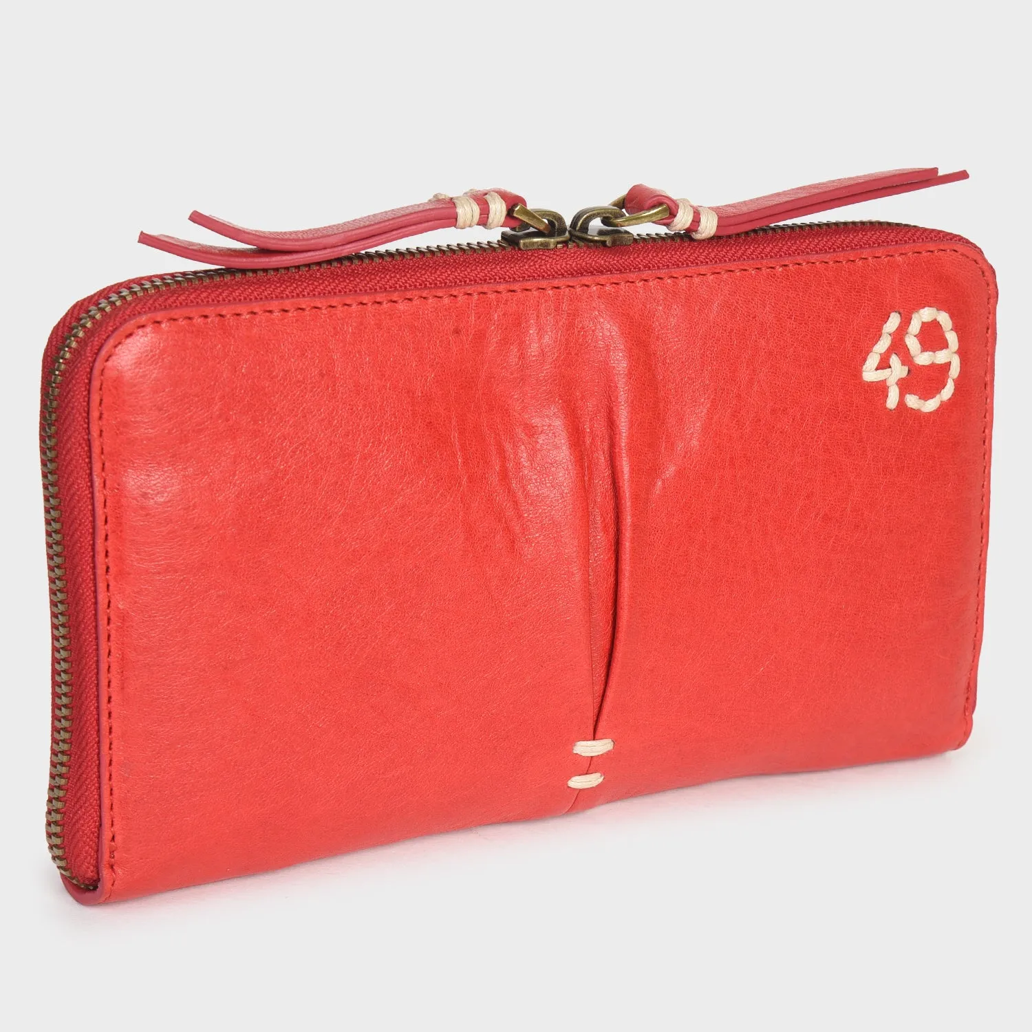 Clingy Wallet in Washed Lambskin