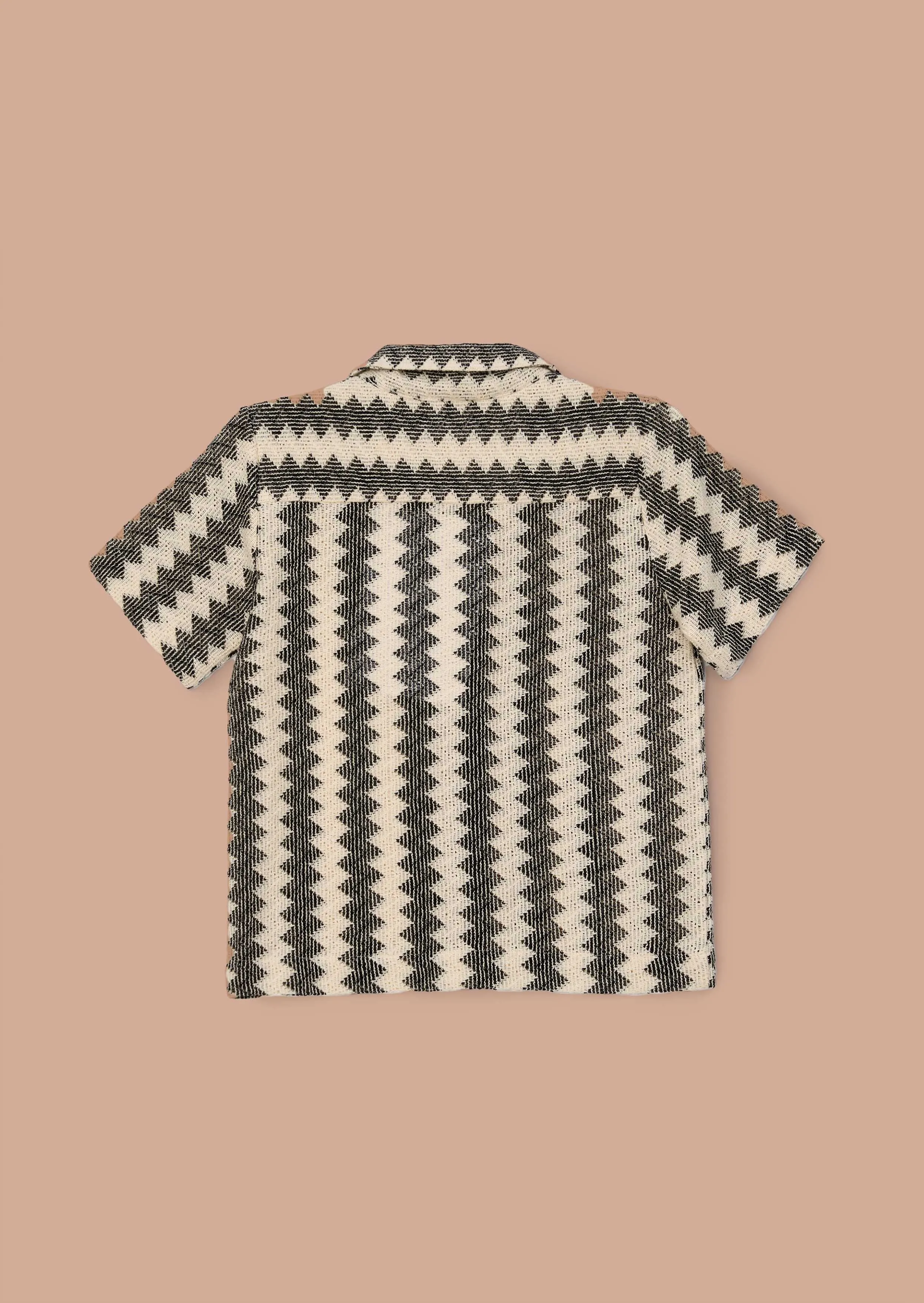 Cody Black Stripe Knitted Shirt