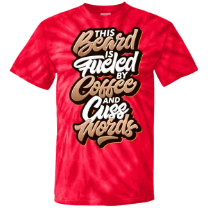 Coffee and Cuss Words Tie Dye T-Shirt