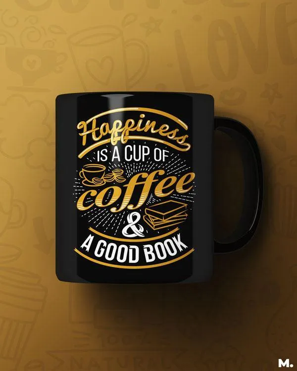 Coffee and good books printed mugs