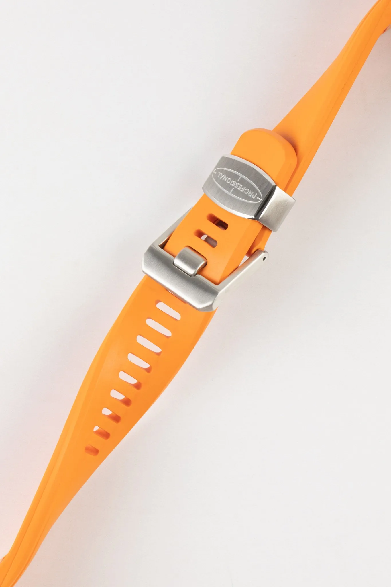CRAFTER BLUE CB09 Rubber Watch Strap for Seiko "New" Samurai Series – ORANGE