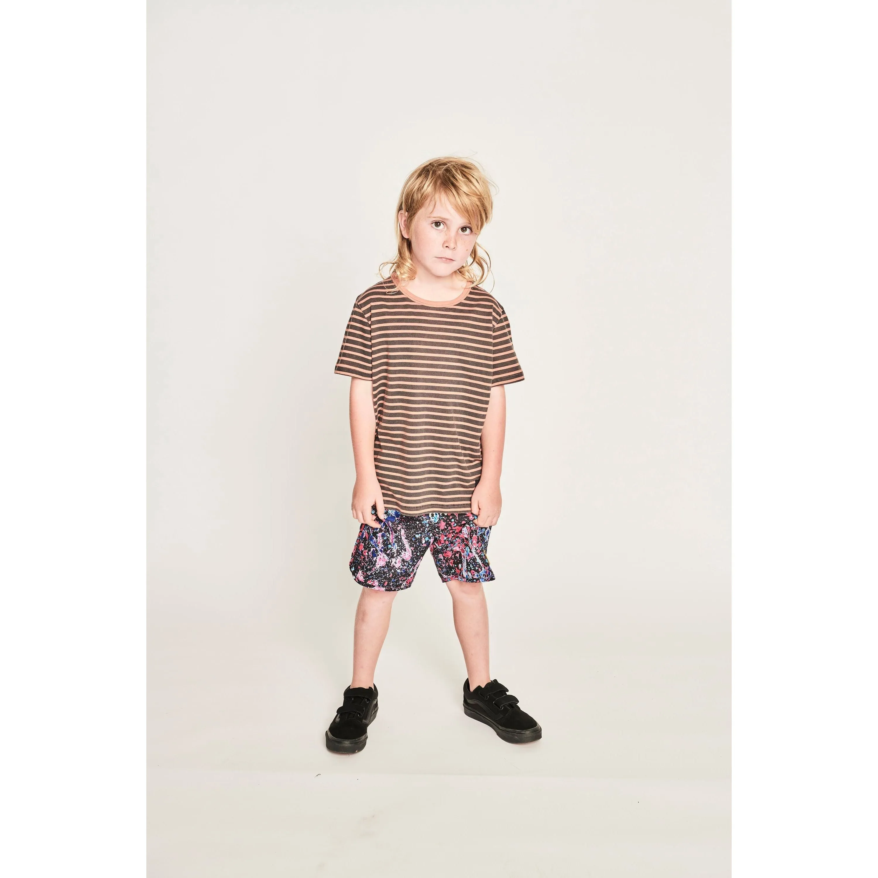 Crazykid Bshort - Black Splatter
