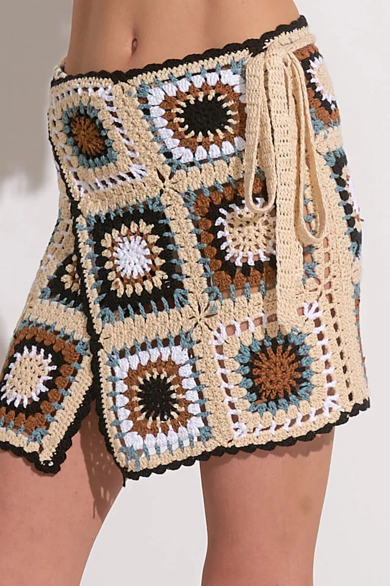 Crochet Wrap Skirt
