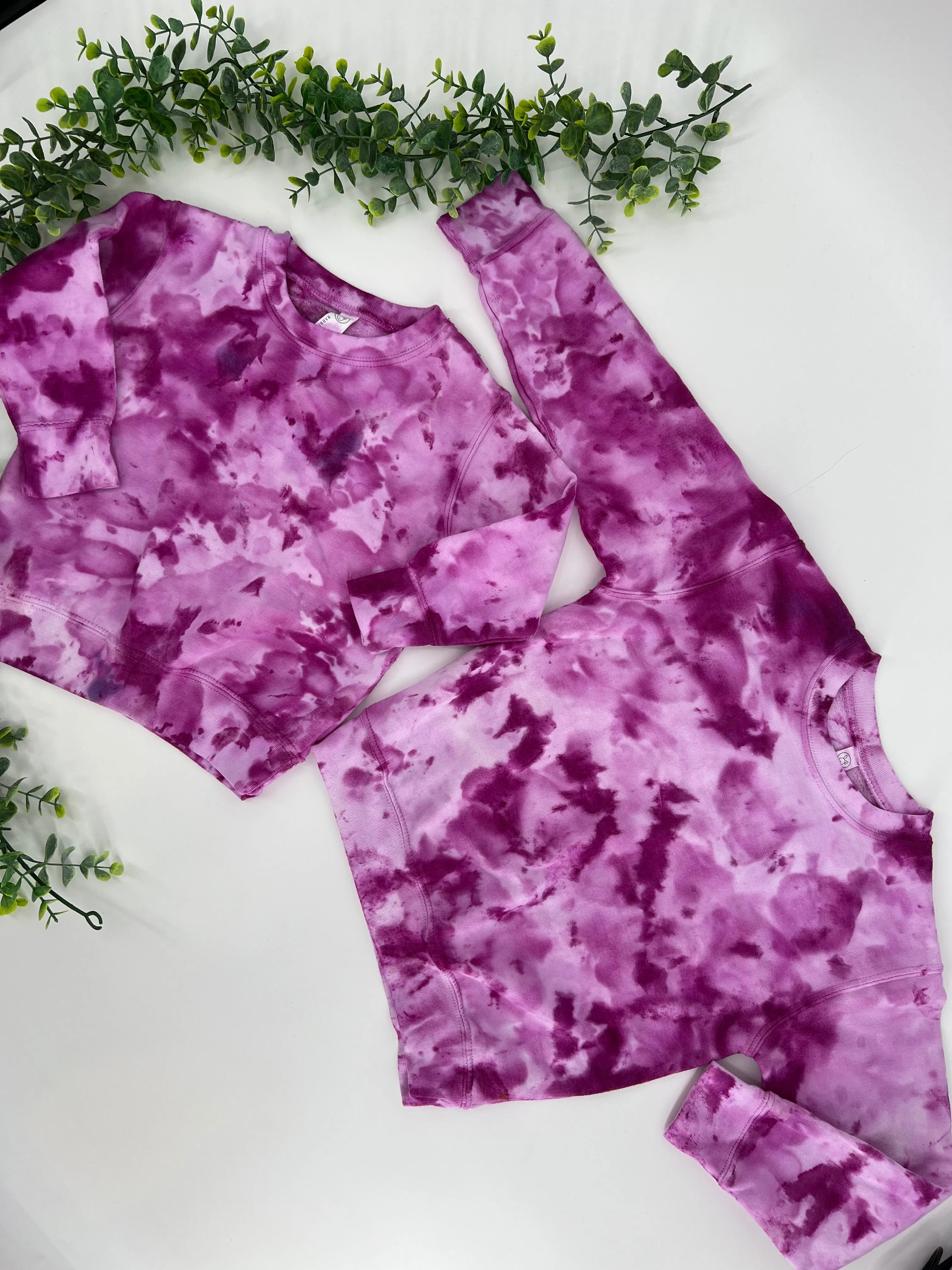 Custom Tie Dye Crew Sweatshirt