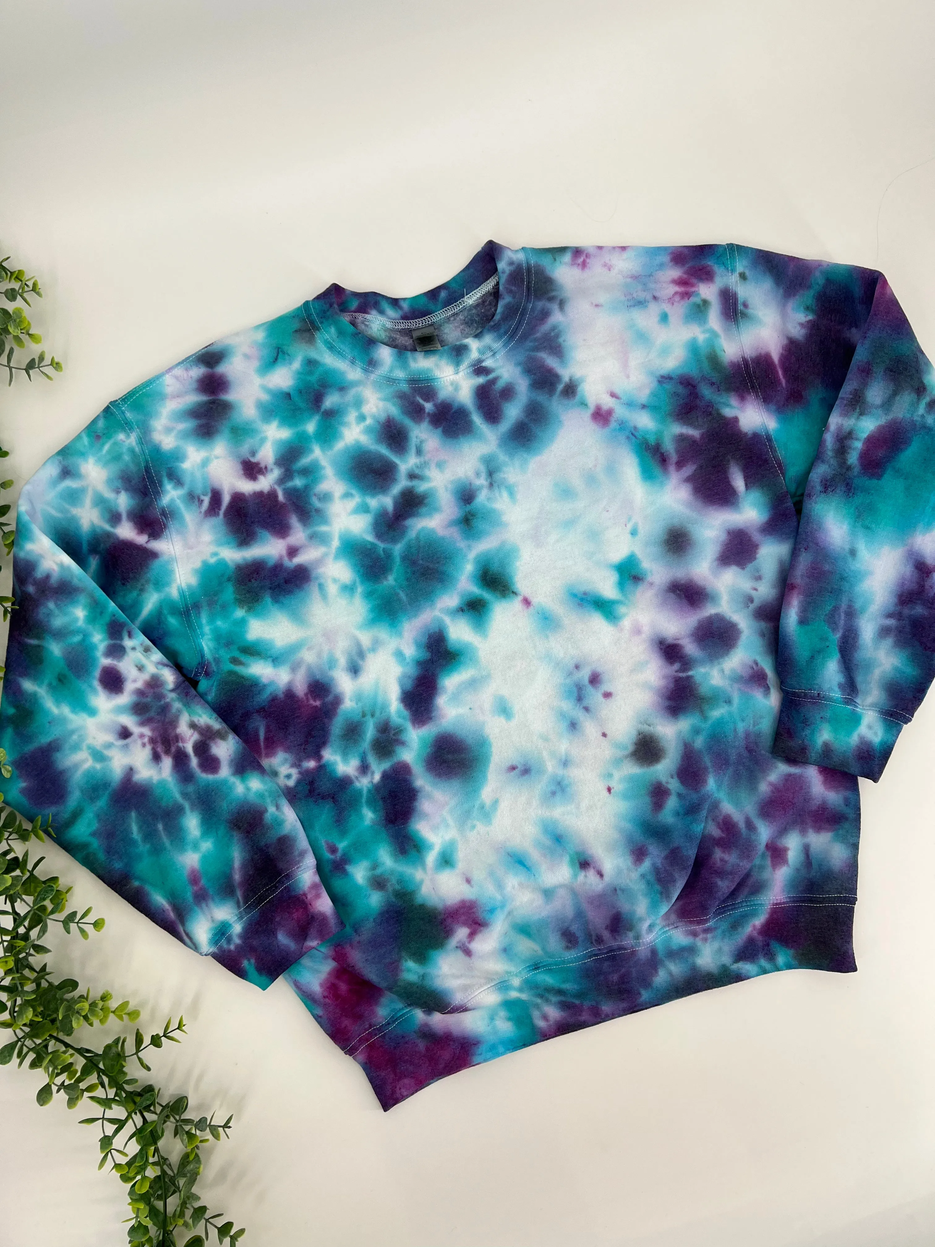 Custom Tie Dye Crew Sweatshirt