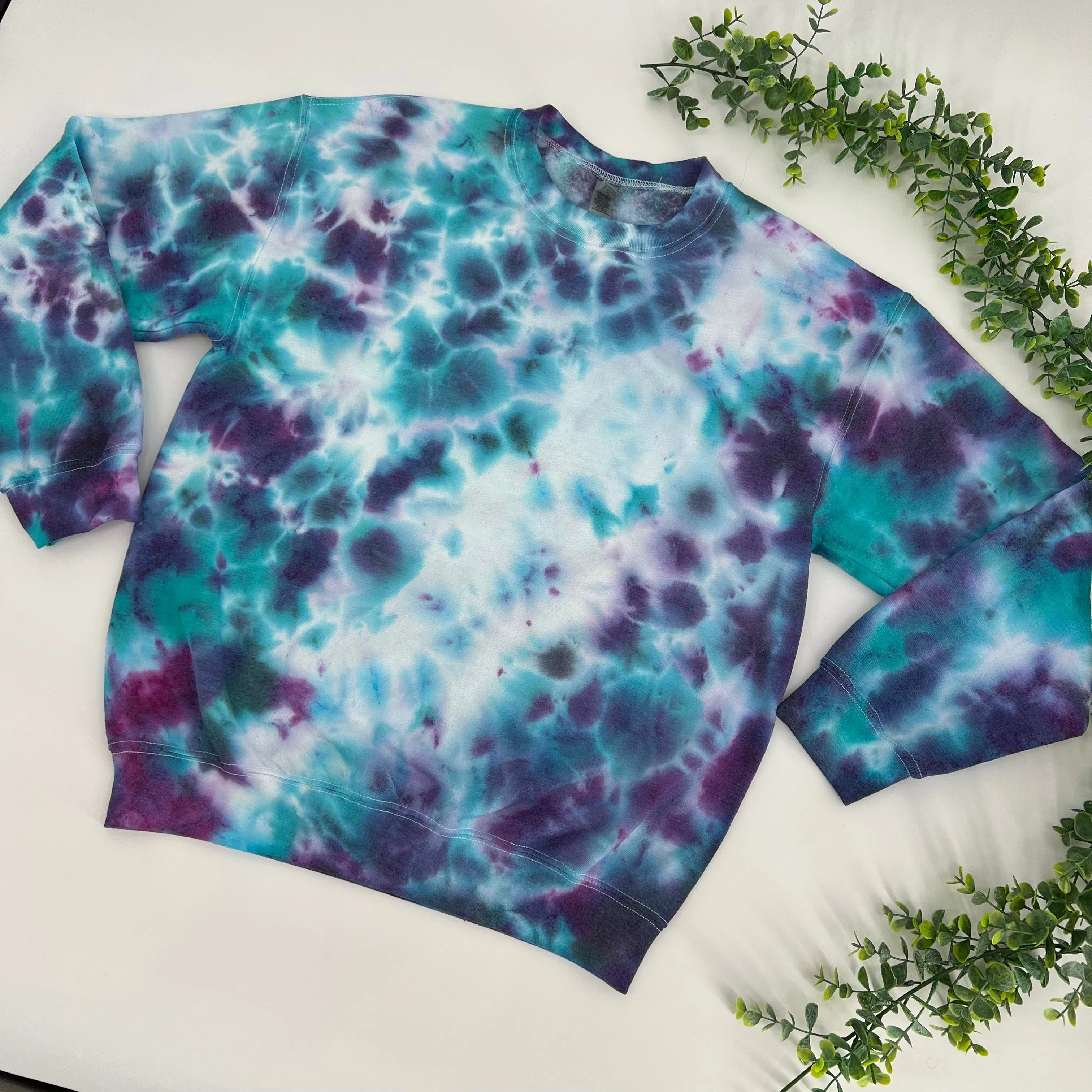 Custom Tie Dye Crew Sweatshirt