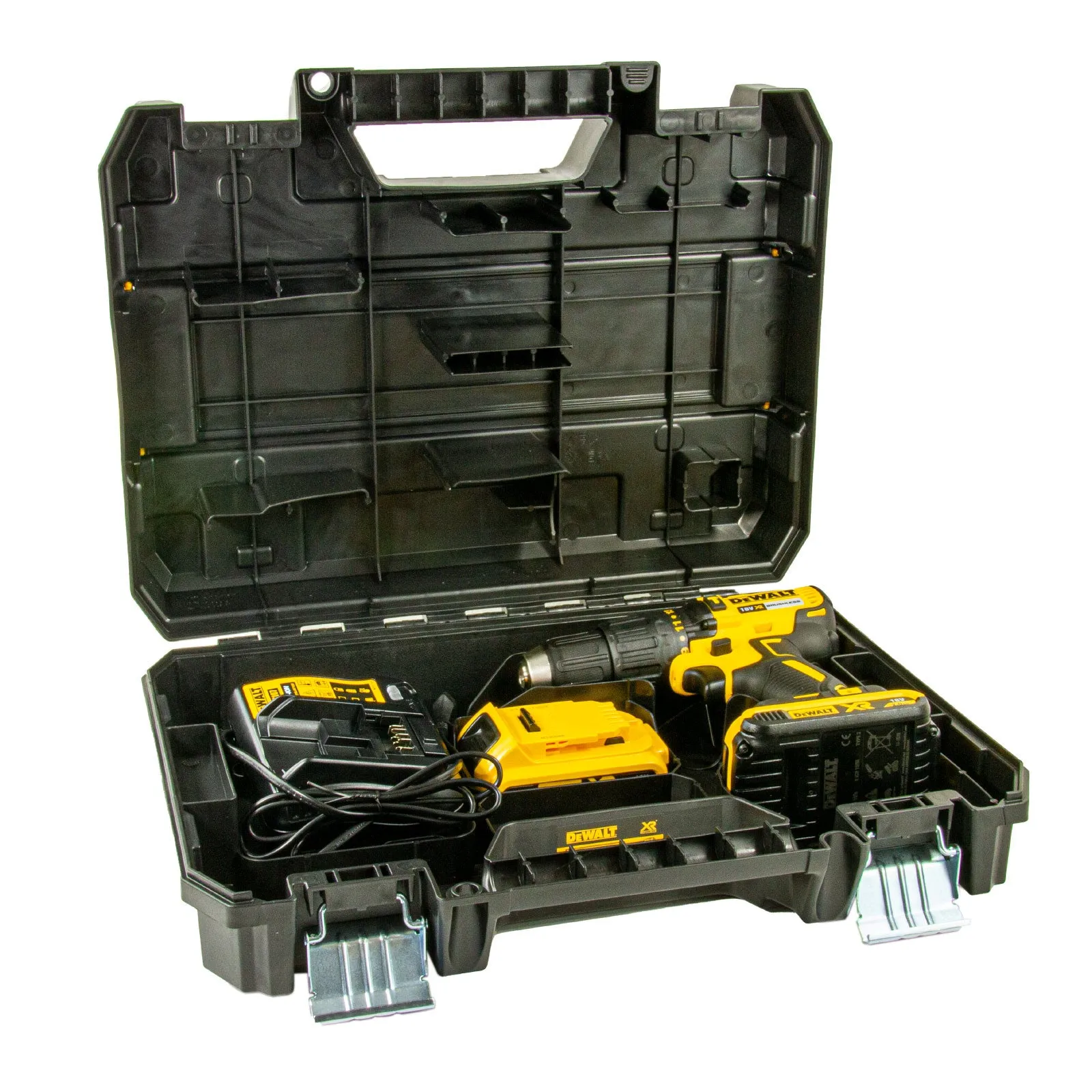 DCD778D2T Akku-Schlagbohrschrauber, 65 Nm, 2 x 2.0 Ah Akku, 18V, T-STAK Box