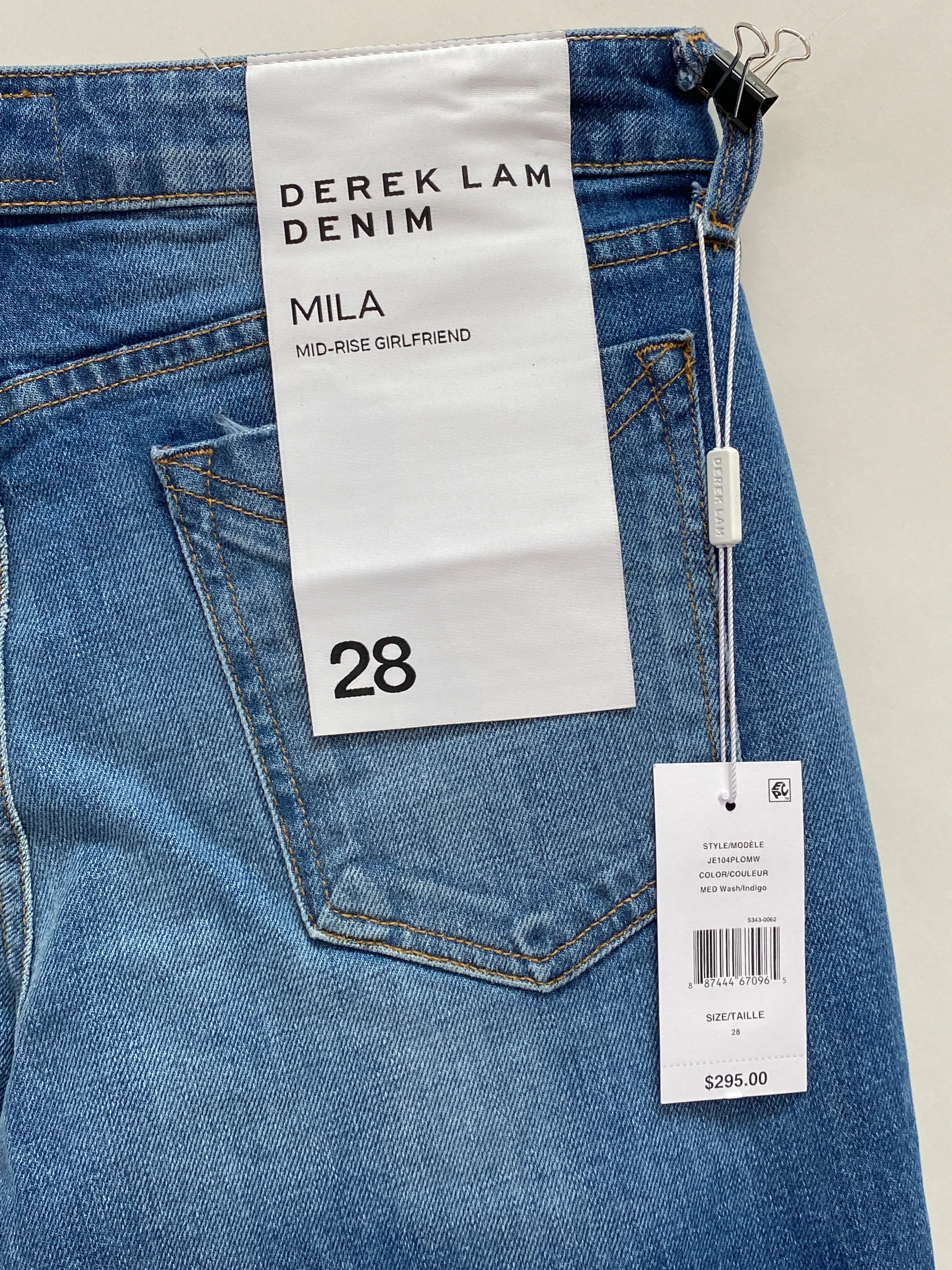 Derek Lam: Mid Rise Girlfriend Jean