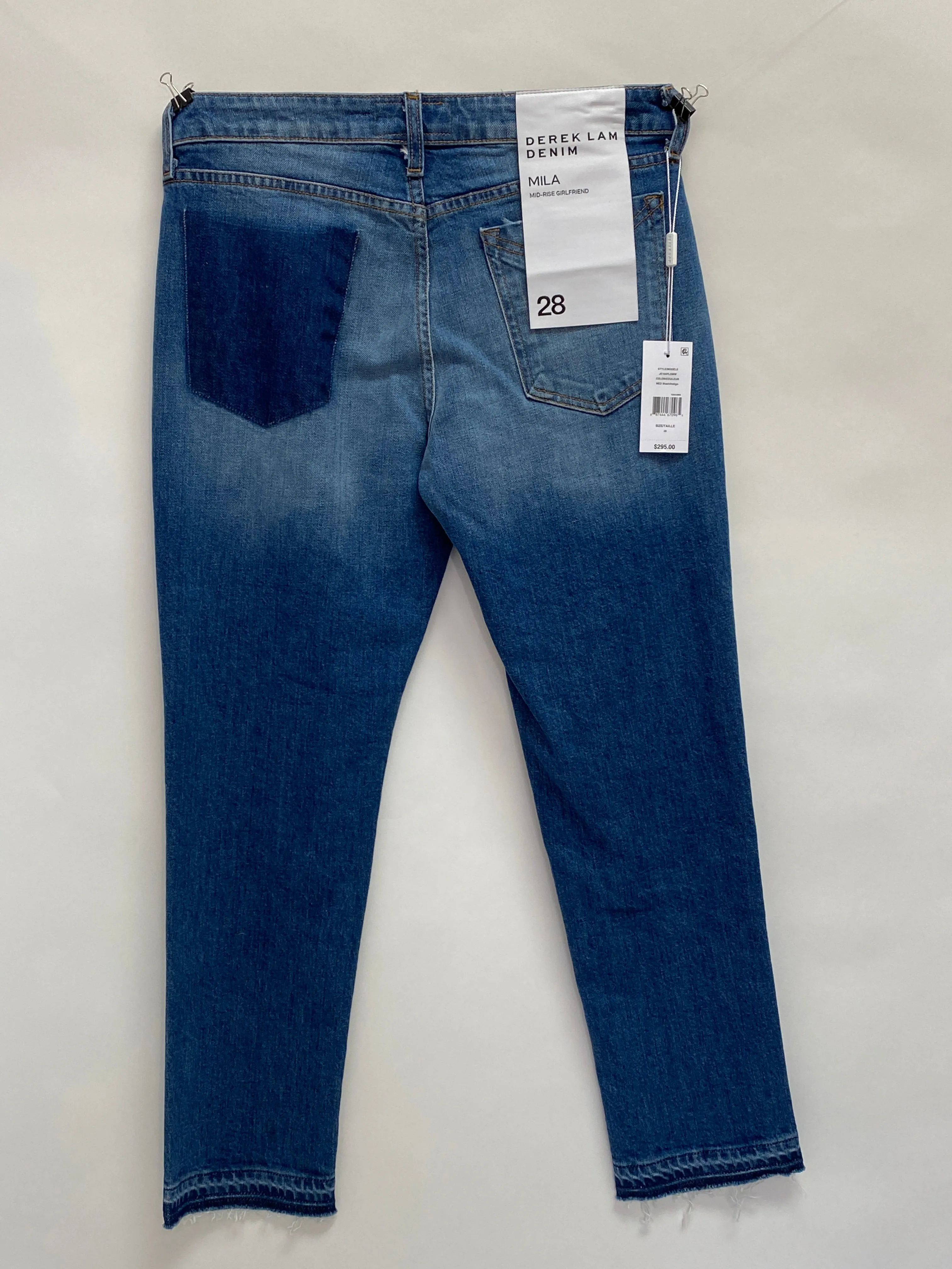 Derek Lam: Mid Rise Girlfriend Jean