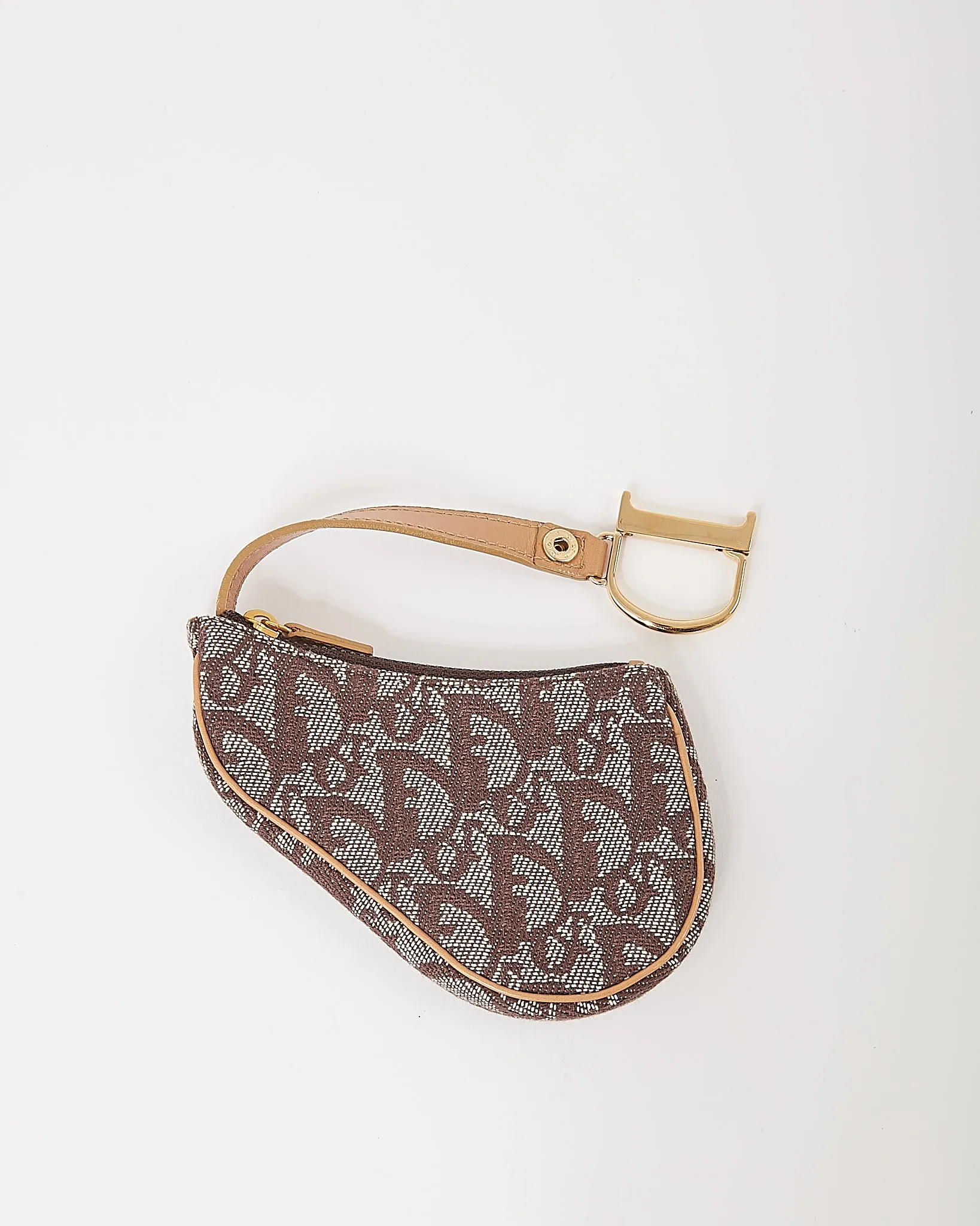 Dior Brown Oblique Saddle Multicase Coin Pouch