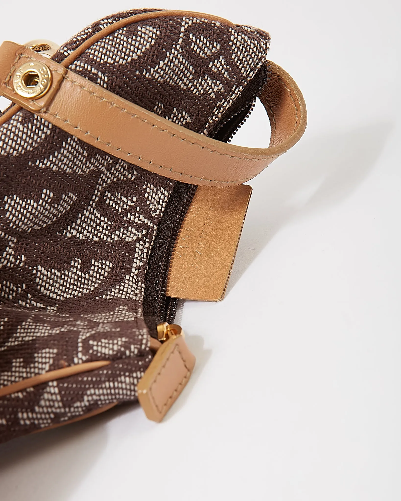 Dior Brown Oblique Saddle Multicase Coin Pouch