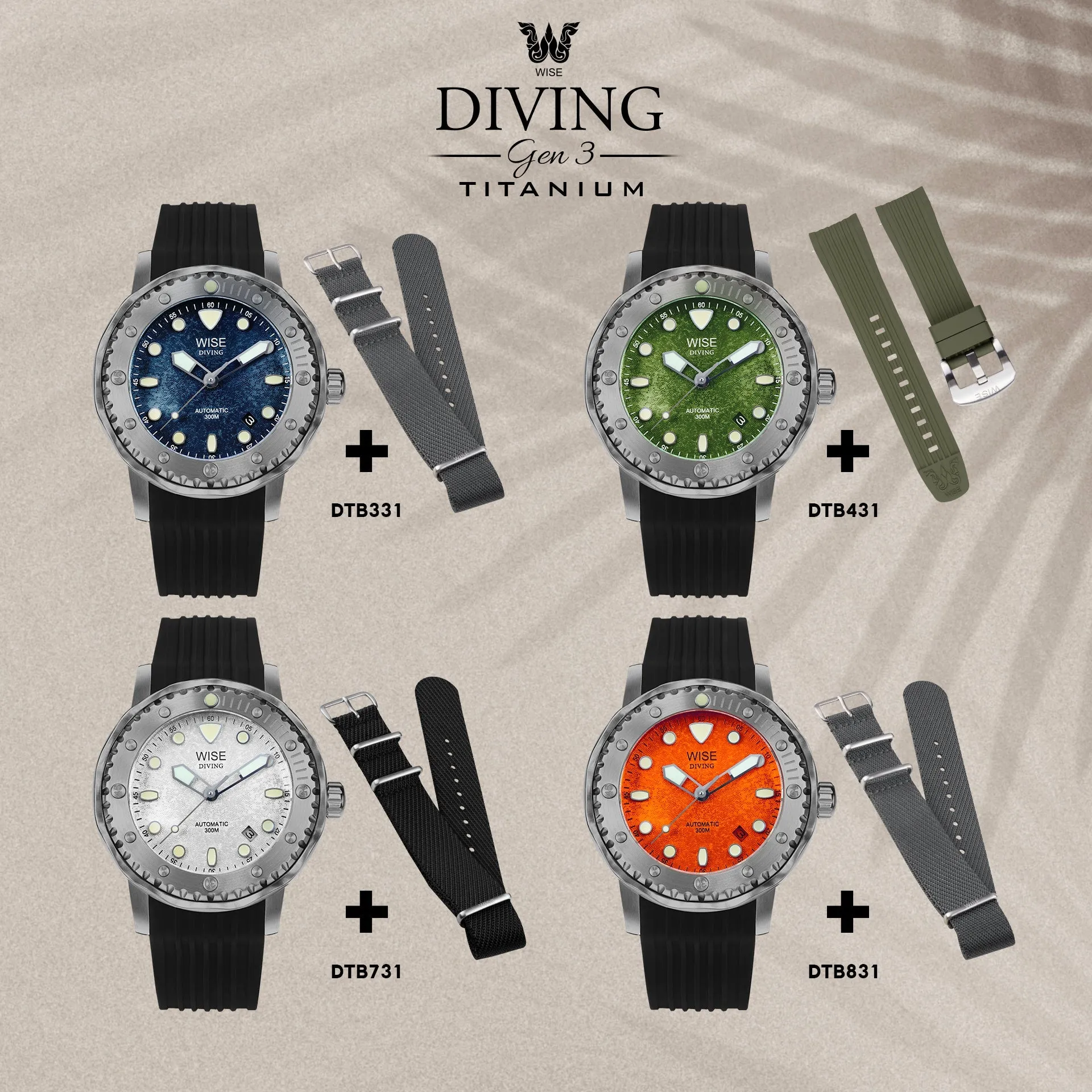 DIVING 300M. Gen 3 Titanium DTB431