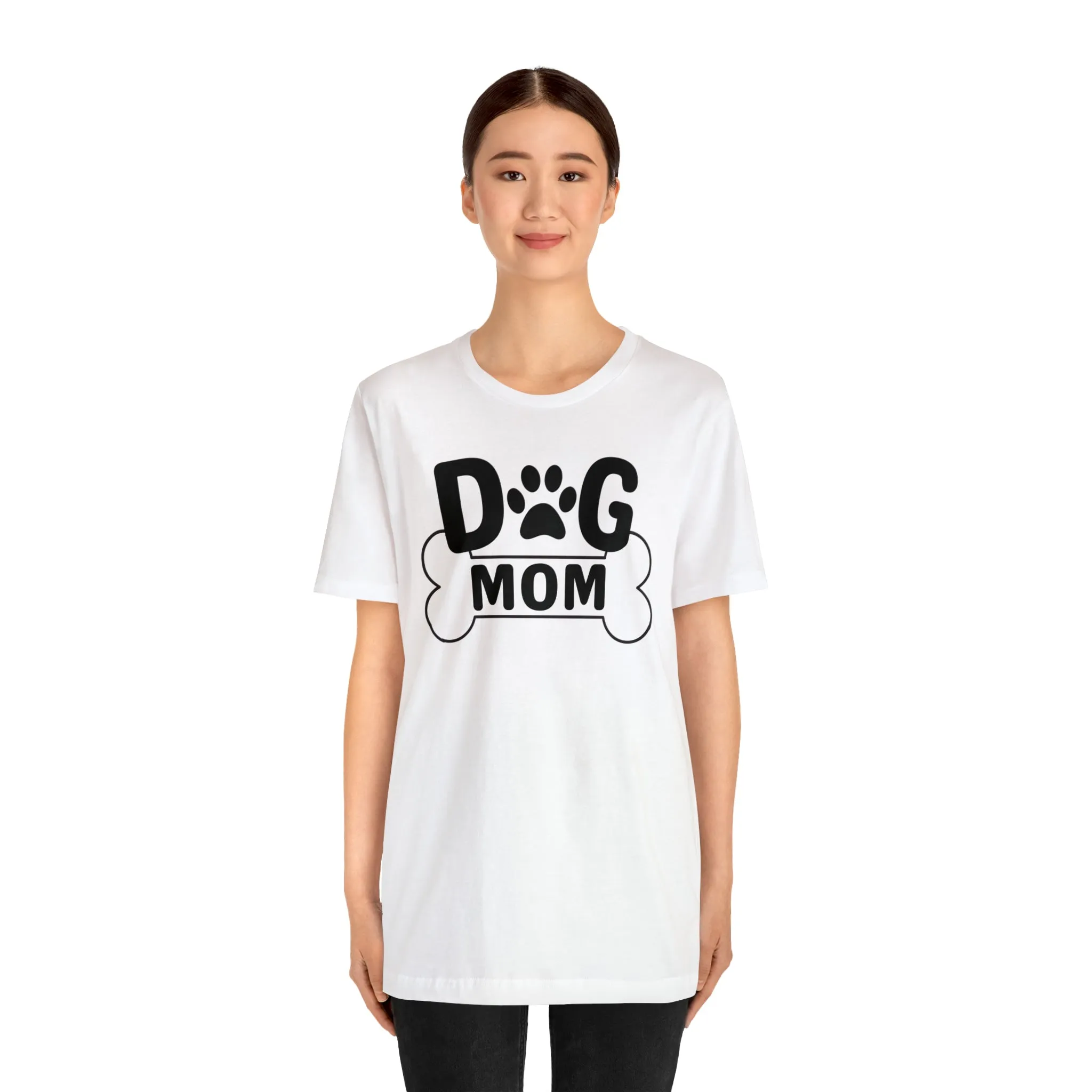 Dog Mom and Bone T-Shirt | I Love my Dog Tee |  Bella Canvas 3001 Unisex |  Dog Lover Short Sleeve Tshirt