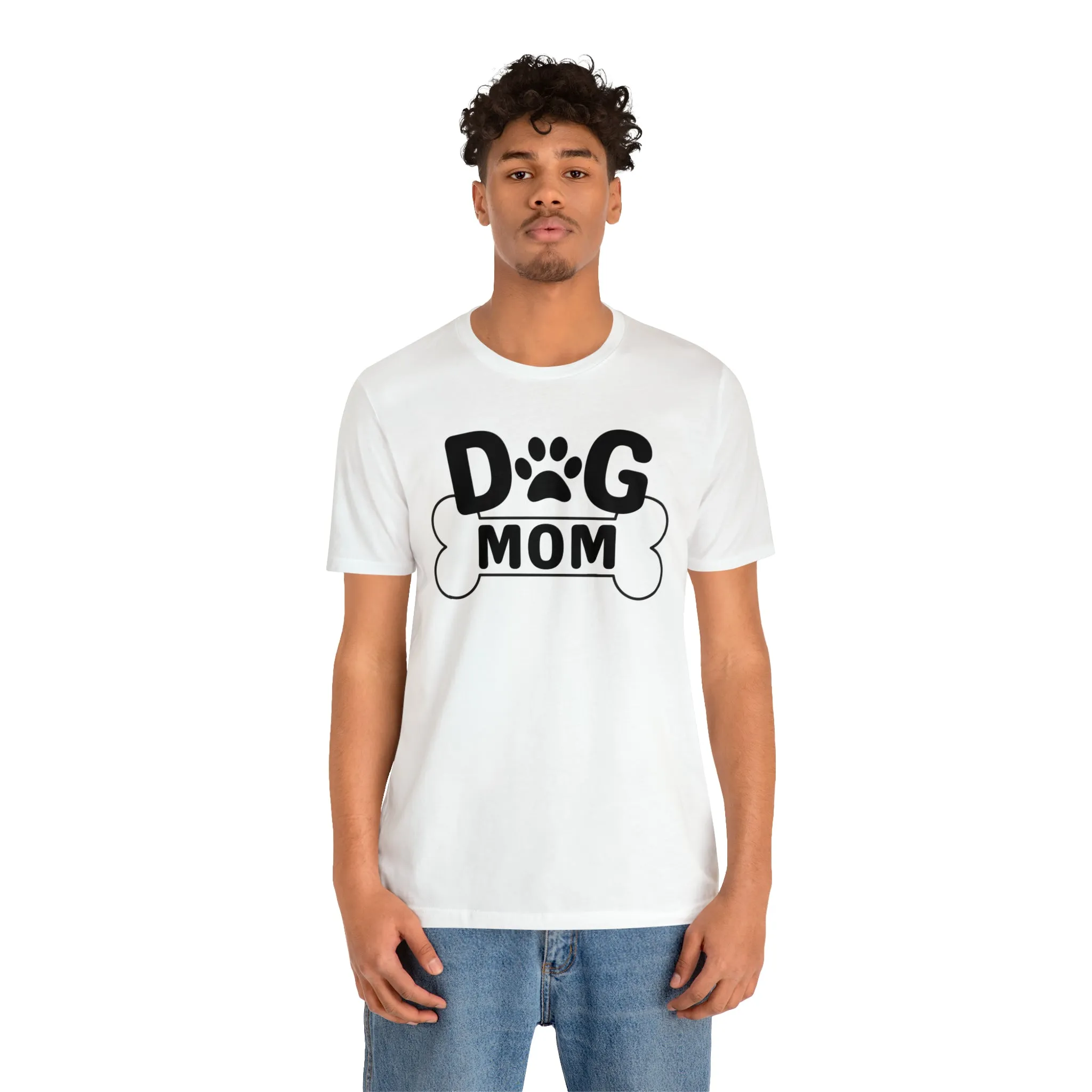 Dog Mom and Bone T-Shirt | I Love my Dog Tee |  Bella Canvas 3001 Unisex |  Dog Lover Short Sleeve Tshirt