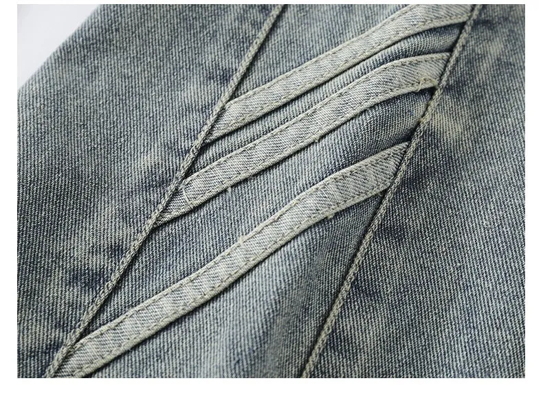 Drawstring Straight-leg Jeans