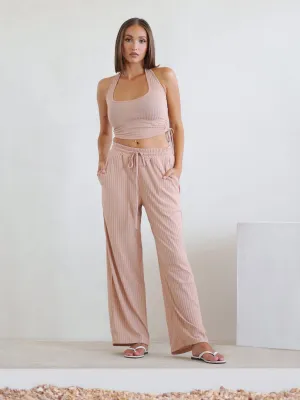 Drawstring Straight Leg Pant