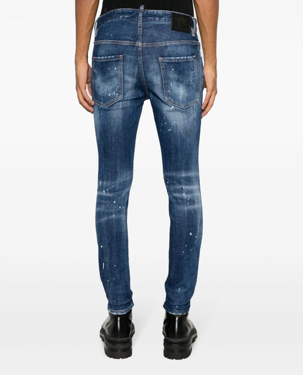 Dsquared2 distressed low-rise skinny jeans