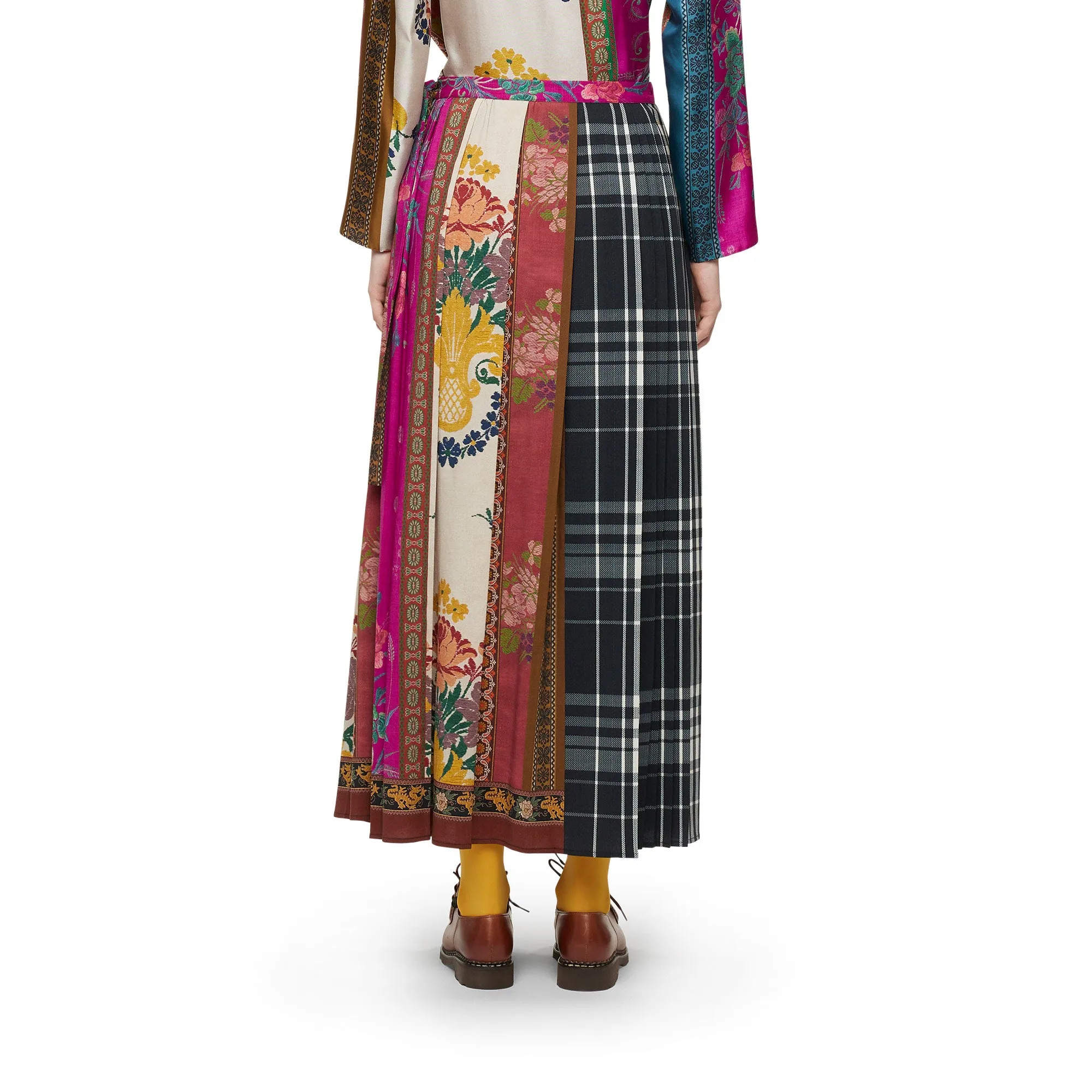 Dylan Pleated Wrap Skirt