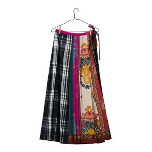 Dylan Pleated Wrap Skirt
