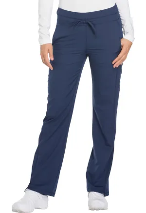 Dynamix DK130 Mid Rise Straight Leg Drawstring Pants Navy