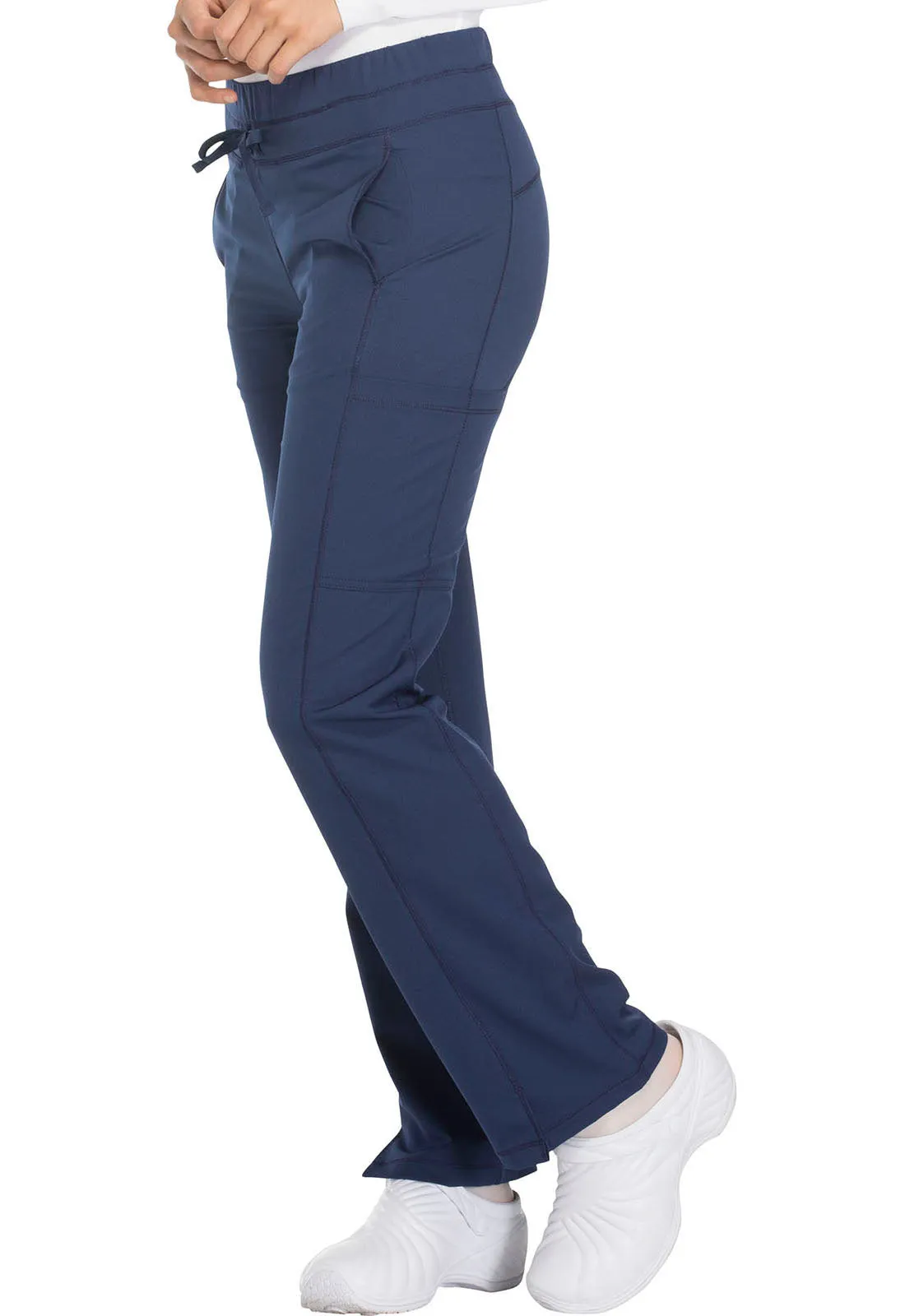 Dynamix DK130 Mid Rise Straight Leg Drawstring Pants Navy