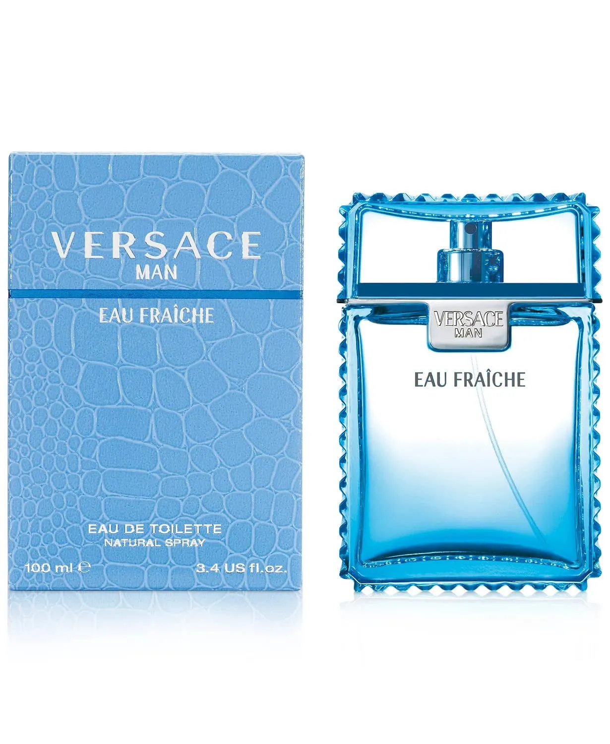 Eau Fraiche for Men Eau De Toilette Spray, 3.4 Ounce