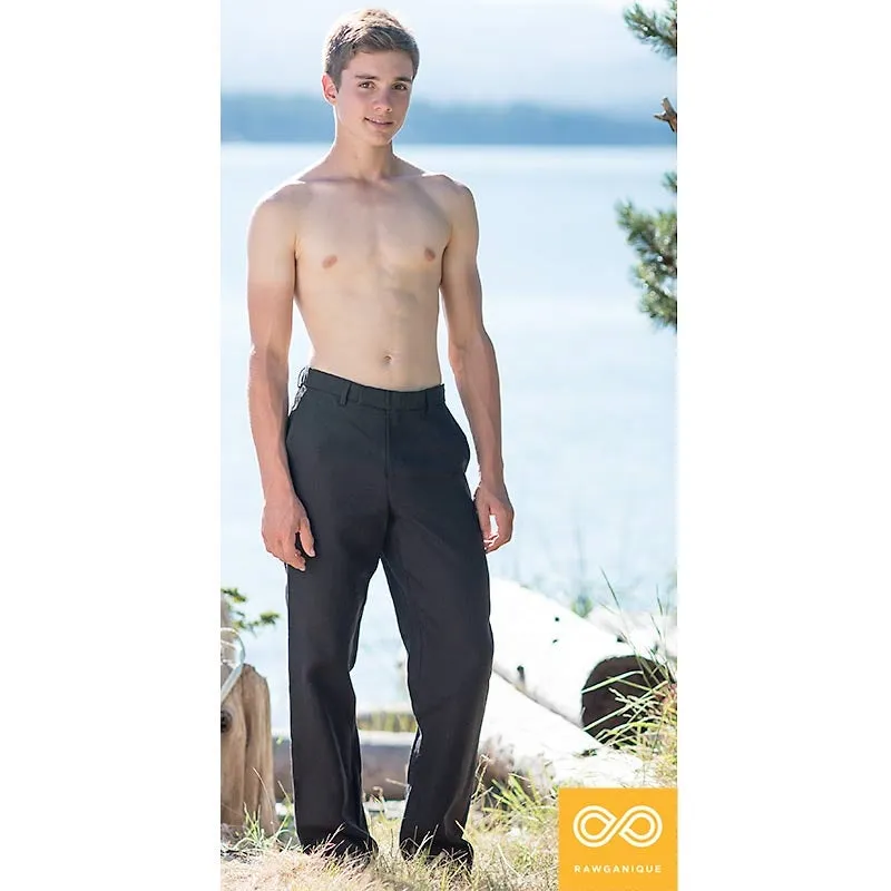 Eco-Couture 100% Organic Hemp Low Rise Dress Pants Slacks (Closeout - Final Sale)
