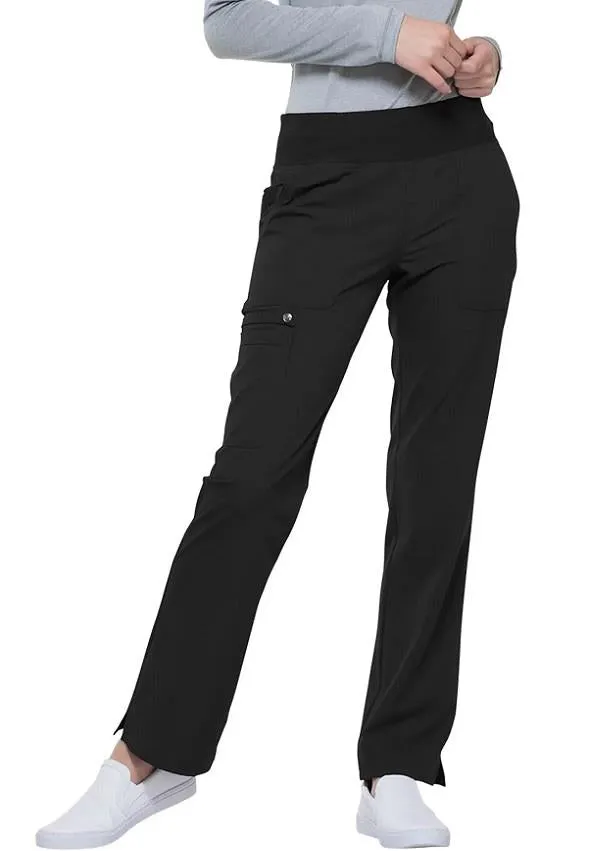Elle Straight Leg Yoga Waist Scrub Pant - Womens