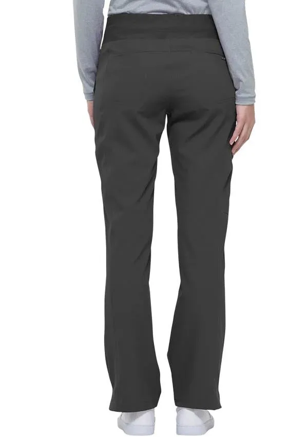Elle Straight Leg Yoga Waist Scrub Pant - Womens