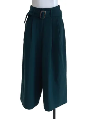 Emerald Green High Waisted Cullotes