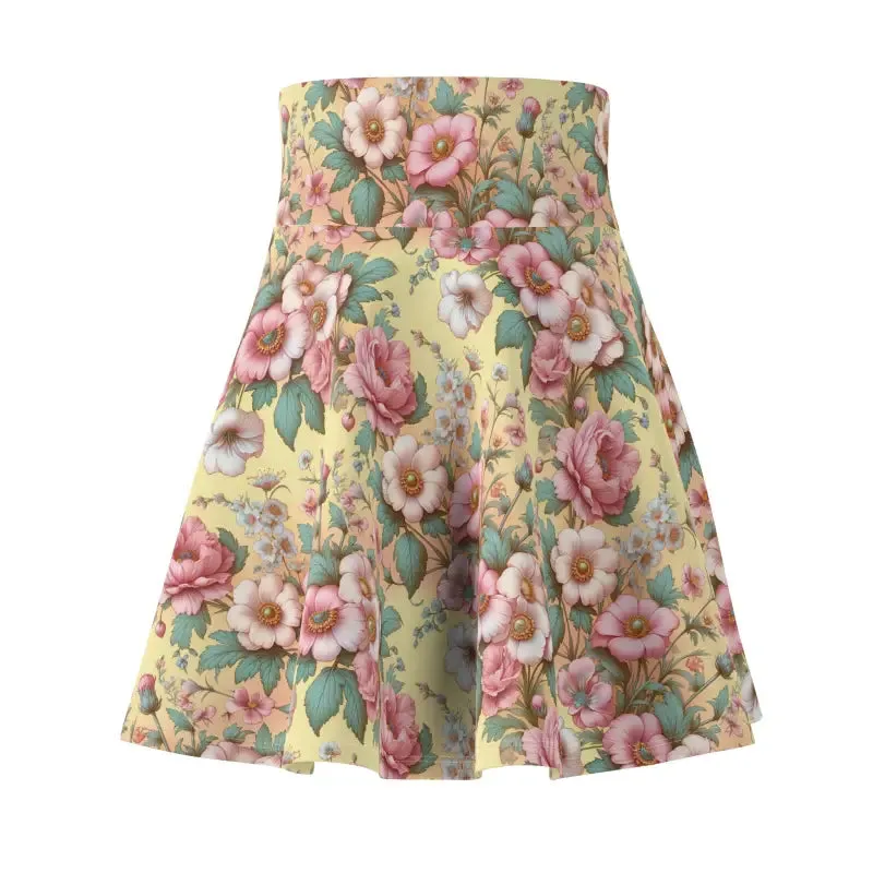 Enchanting Floral Skater Skirt for Women