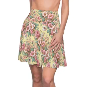 Enchanting Floral Skater Skirt for Women
