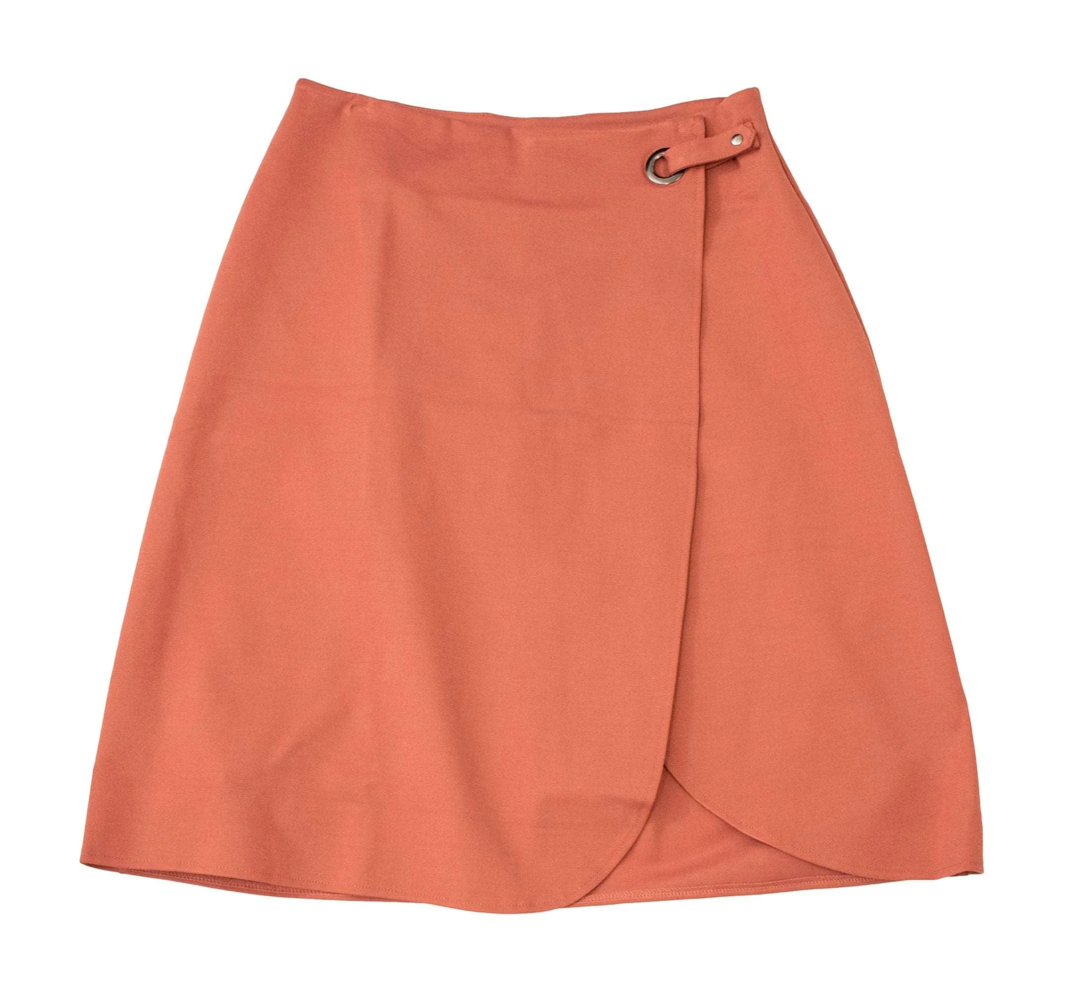 English Italian Marsala Wrap Skirt
