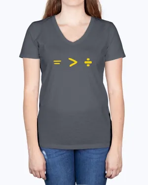Equality-b - Ladies V-neck T-Shirt