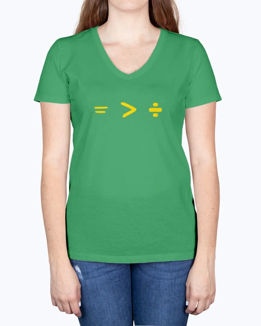 Equality-b - Ladies V-neck T-Shirt