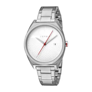 Esprit Men's Stainless Steel Watch White Dial & Metal Bracelet
