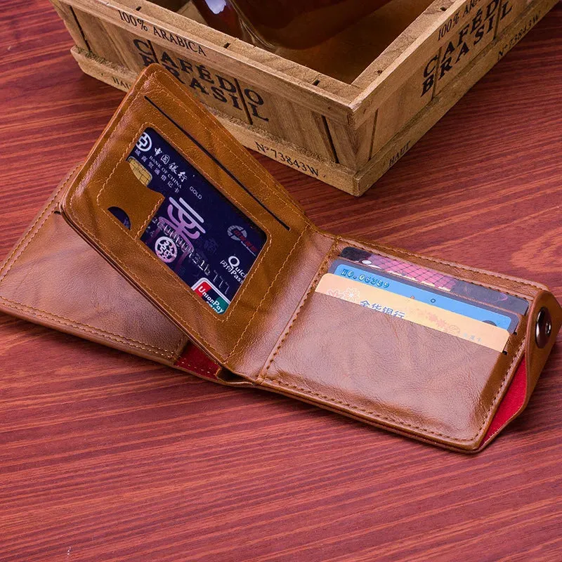 Fashion Leather Wallet with Dollar Pattern