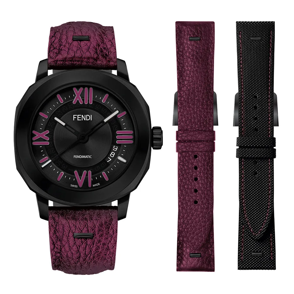 Fendi Timepieces, Selleria Automatic, 42 mm - Special Qatar Edition